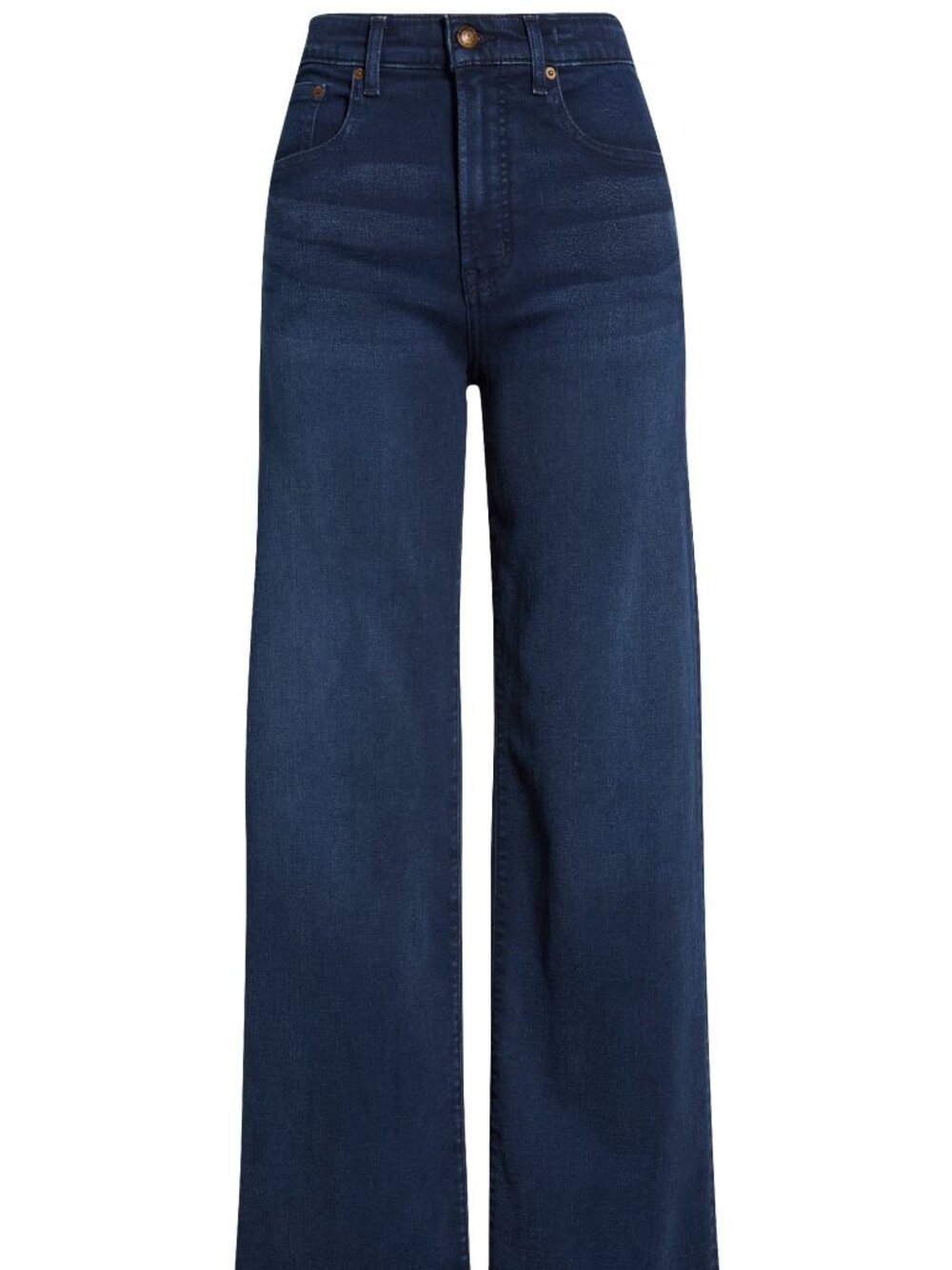Madewell Perfect Vintage Wide-Leg Jean in Dark Blue